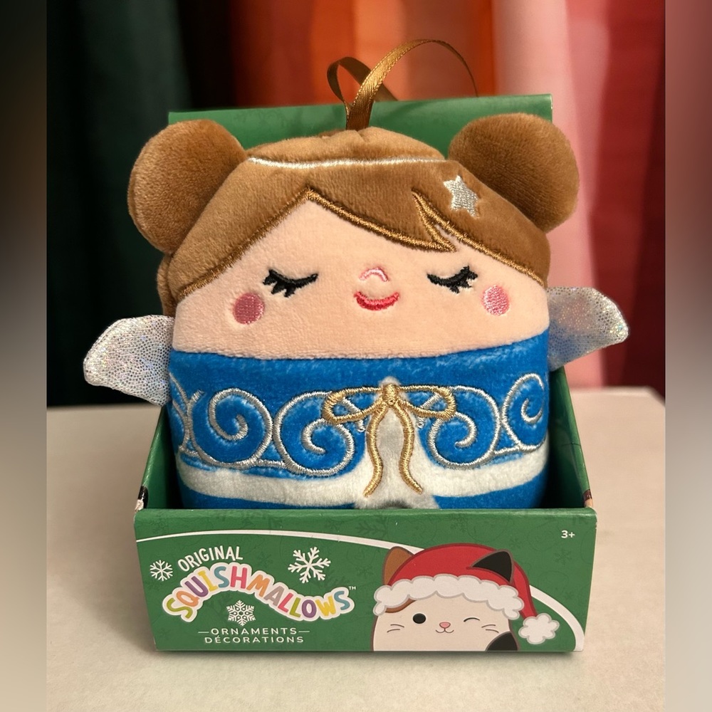 NIB Squishmallows 4" Hetty the Angel Christmas Ornament